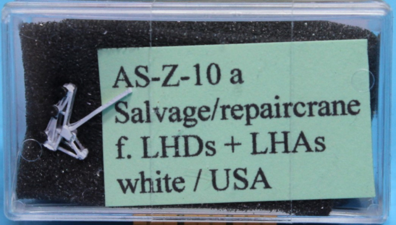 Repair / salvage crane for LHDs and LHAs white (1 p.) USA 1990 Argos AS-Z 10a